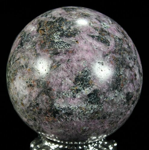 Polished Cobaltoan Calcite Sphere - Congo #63892